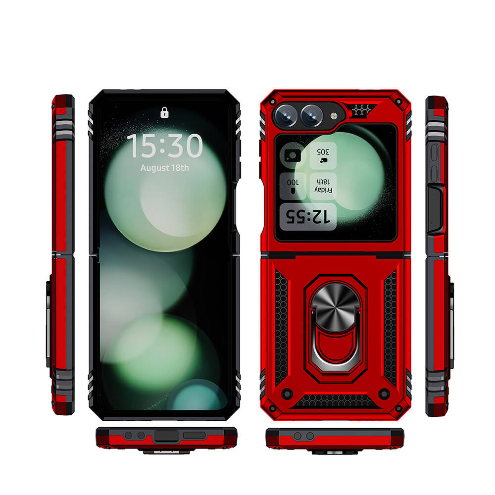 Galaxy Z Flip 6 Case Zore Vega Cover Blue