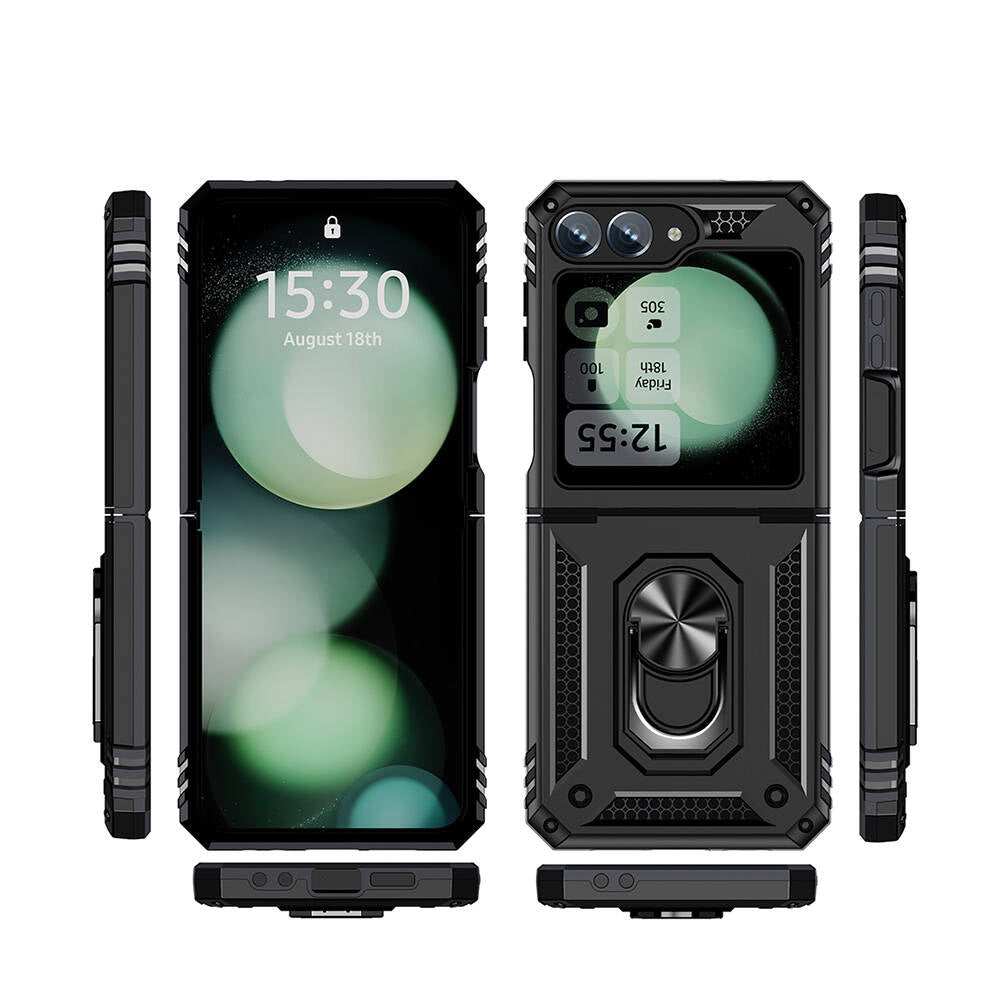Galaxy Z Flip 6 Case Zore Vega Cover Blue