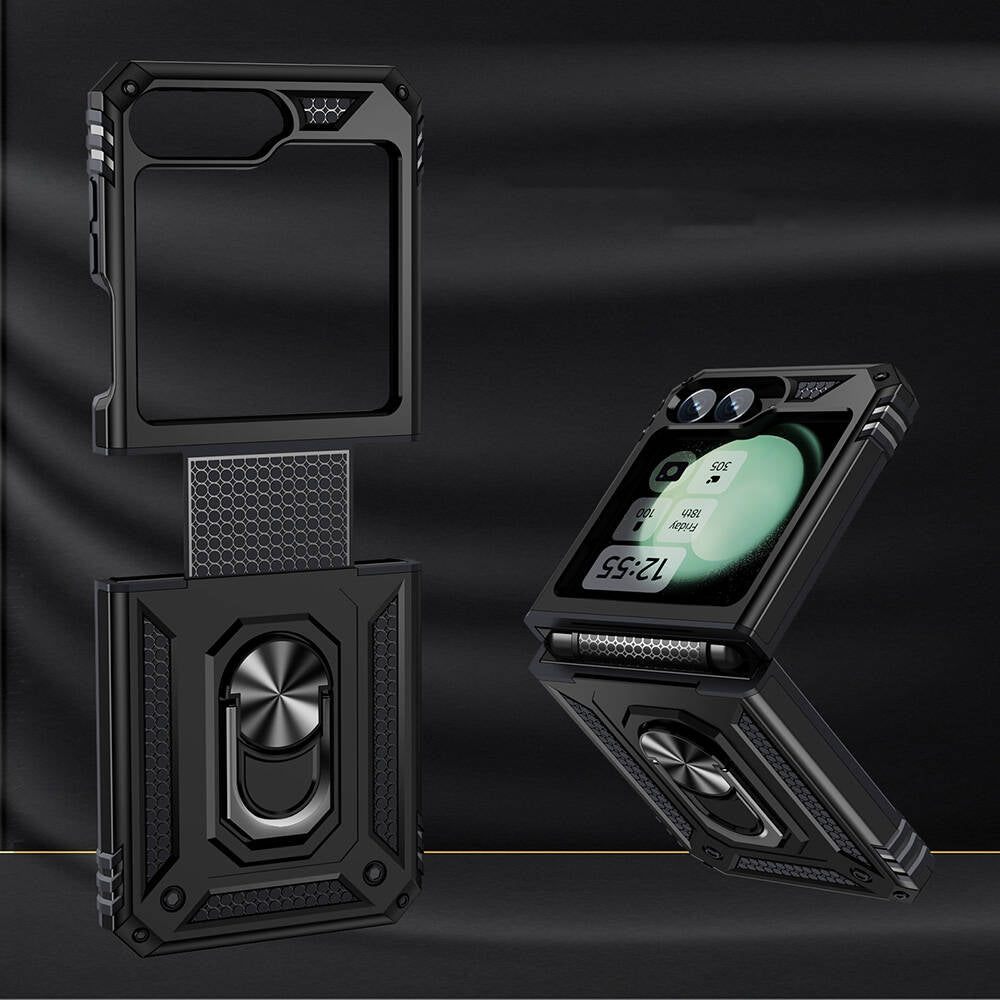 Galaxy Z Flip 6 Case Zore Vega Cover Blue
