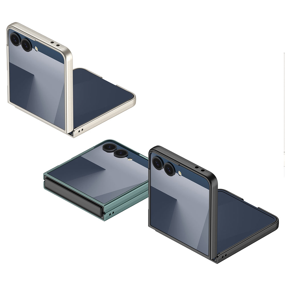Galaxy Z Flip 7 Case Zore Hard Case Cover Green
