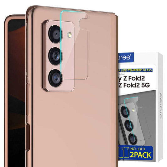 Galaxy Z Fold 2 Araree C-Subcore Temperli Kamera Koruyucu Renksiz