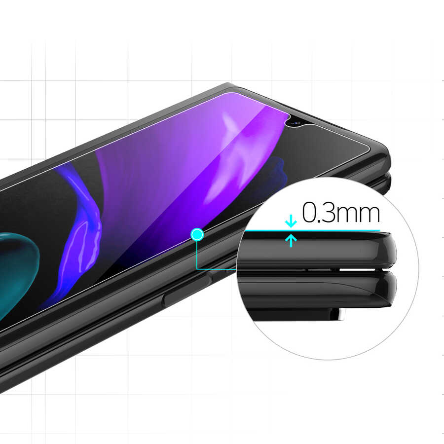 Galaxy Z Fold 2 Araree Subcore Tempered Screen Protector Colorless