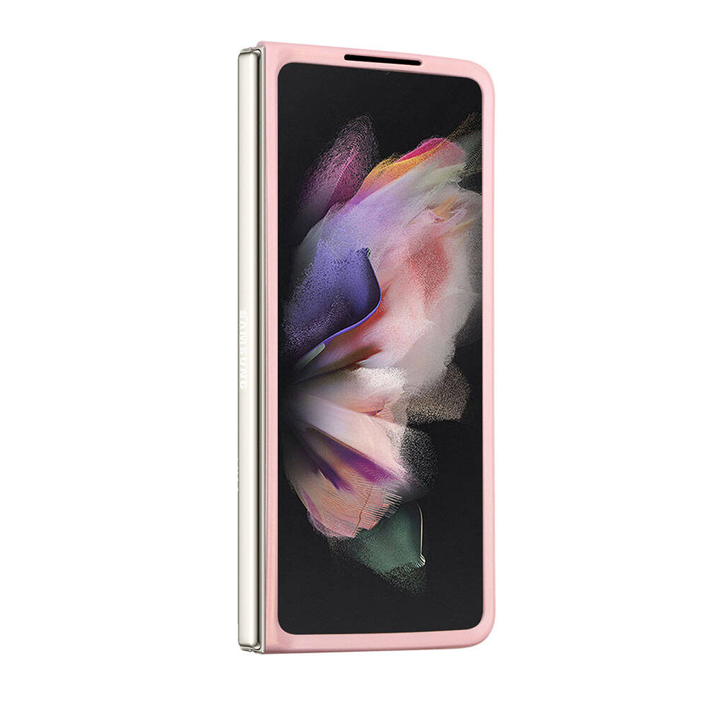 Galaxy Z Fold 5 Case Guess Original Licensed Glitter Script Cover with Logo Pink
