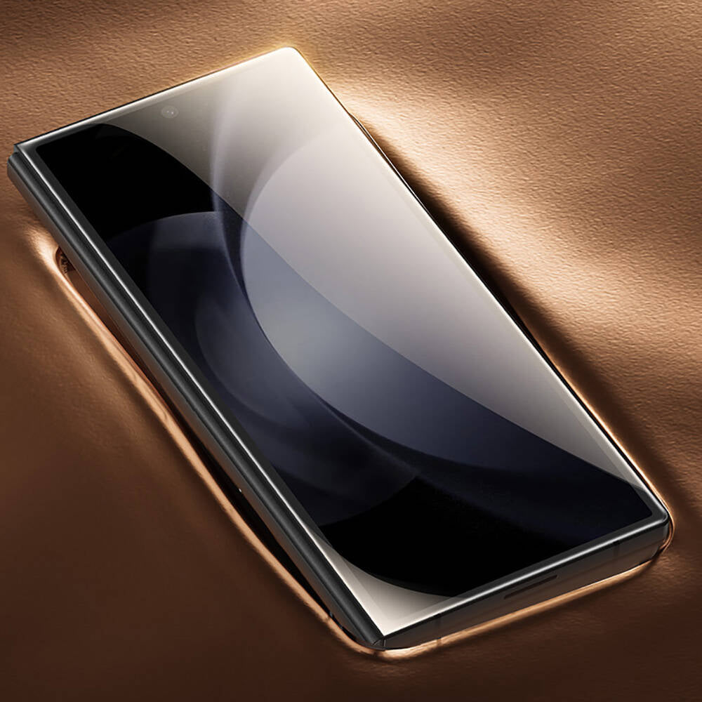 Galaxy Z Fold 6 Benks Glass Warrior HD Cam Ekran Koruyucu + Kolay Uygulama Aparatlı Siyah