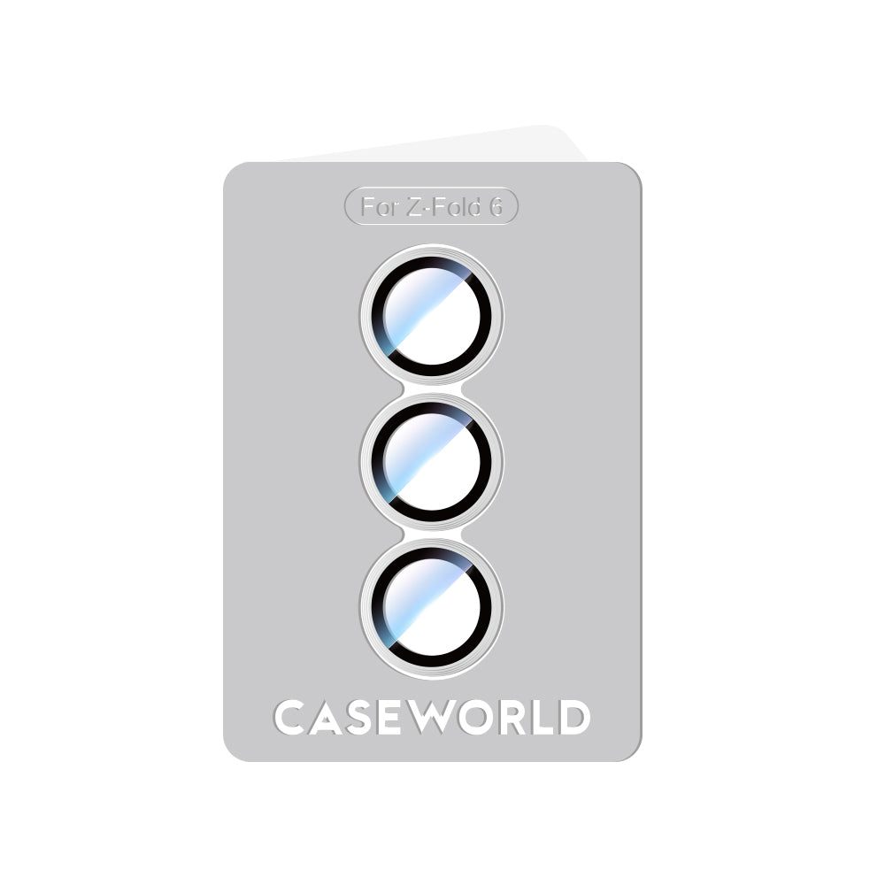 Galaxy Z Fold 6 CaseWorld Alloy Serisi Oleofobik Anti Reflective Kamera Lens Koruyucu Siyah