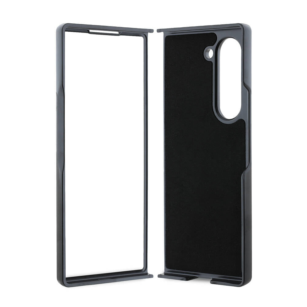 Galaxy Z Fold 6 Kılıf Guess Orjinal Lisanslı Peony Script Kapak Siyah