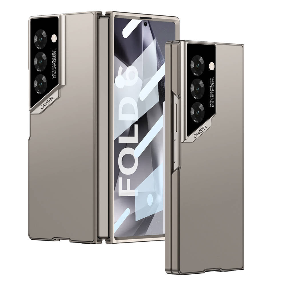 Galaxy Z Fold 6 Case Ultra Thin Camera Protection Hard Rubber Zore 3rd Series Procase Cover Titanium-Gray