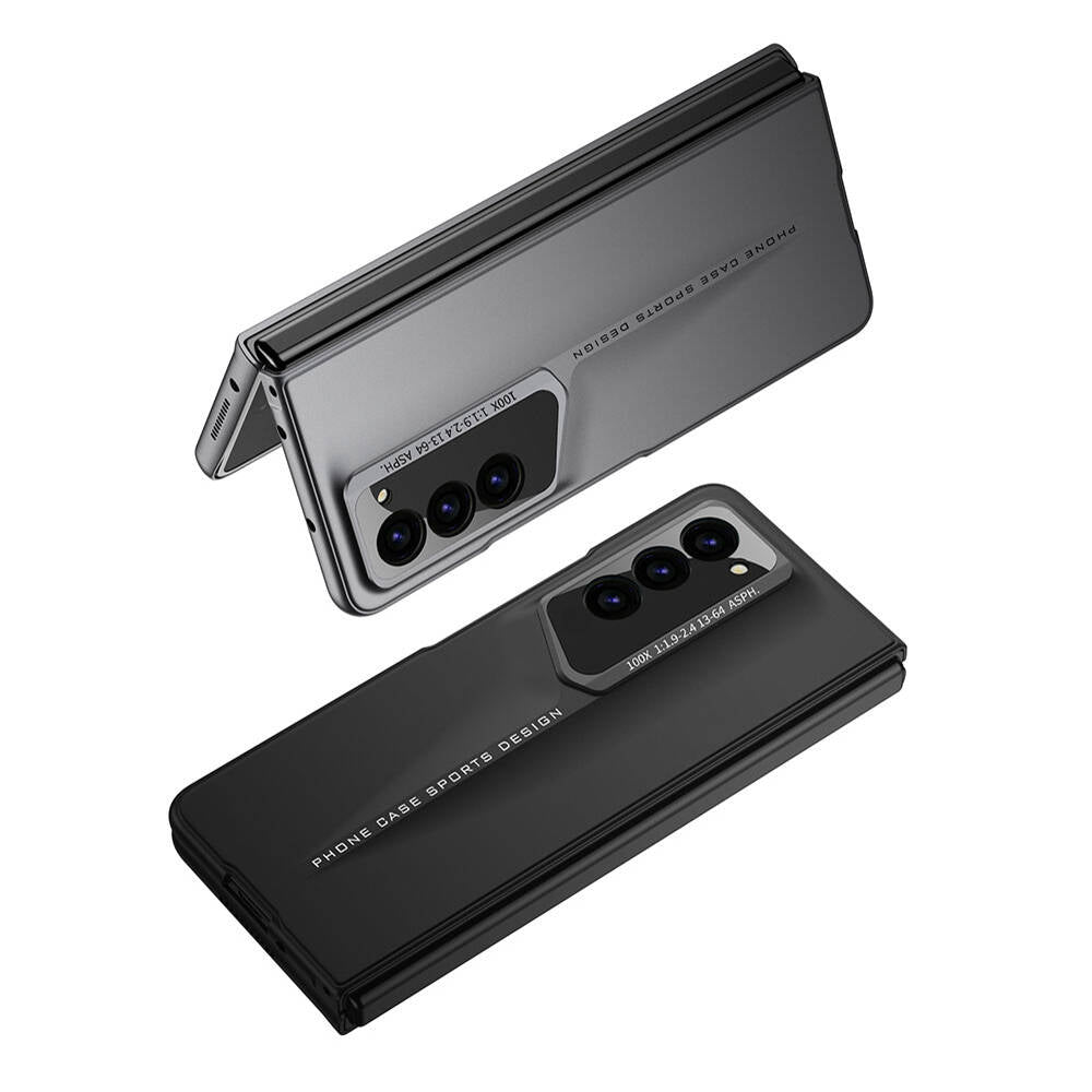 Galaxy Z Fold 6 Case Ultra Thin Camera Protection Hard Rubber Zore Procase Cover Titanium-Gray