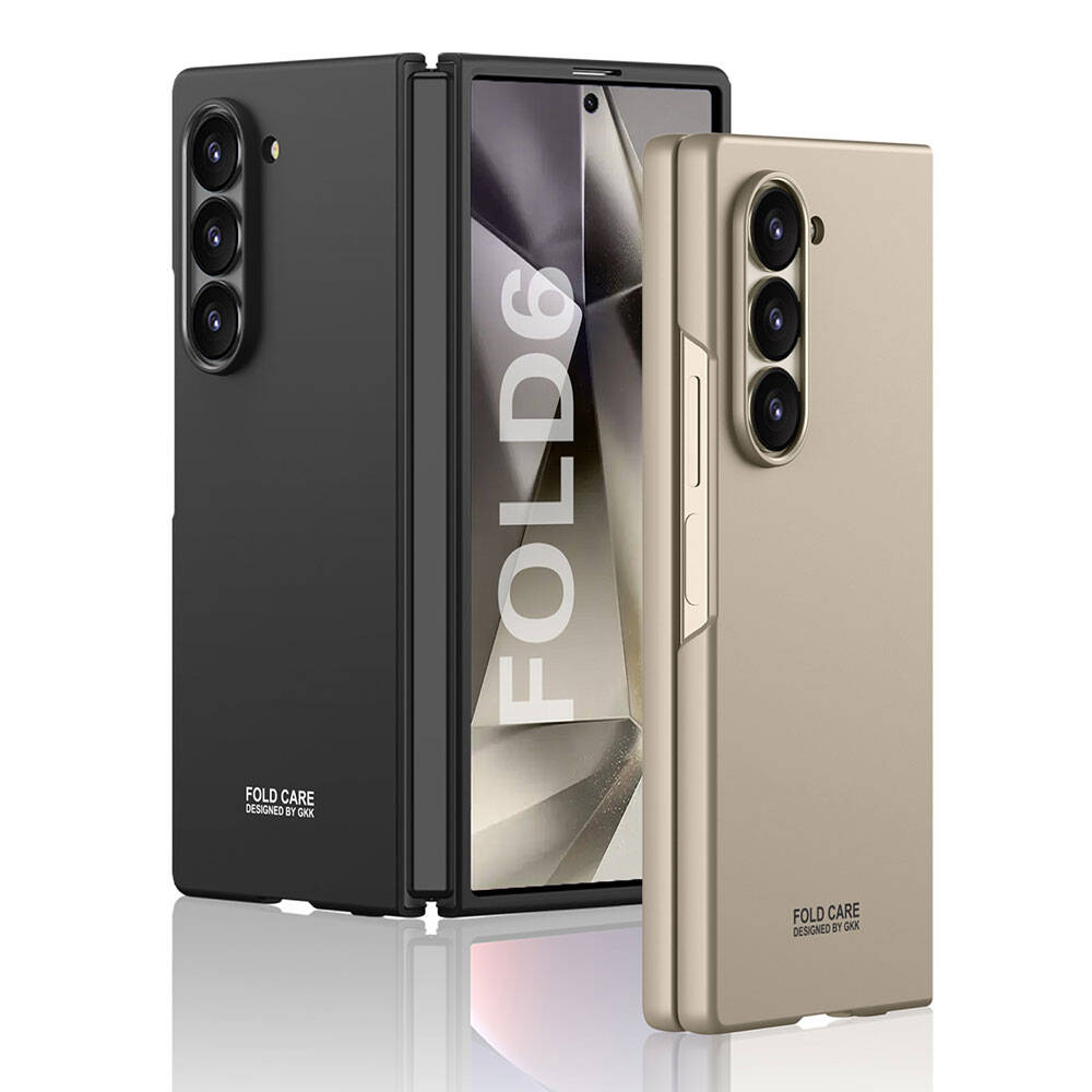 Galaxy Z Fold 6 Case Zore Hard Case Cover Gray