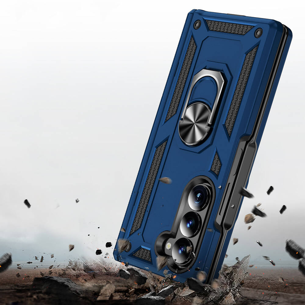 Galaxy Z Fold 6 Case Zore Vega Cover Blue