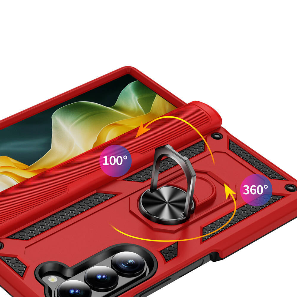 Galaxy Z Fold 6 Case Zore Vega Cover Red