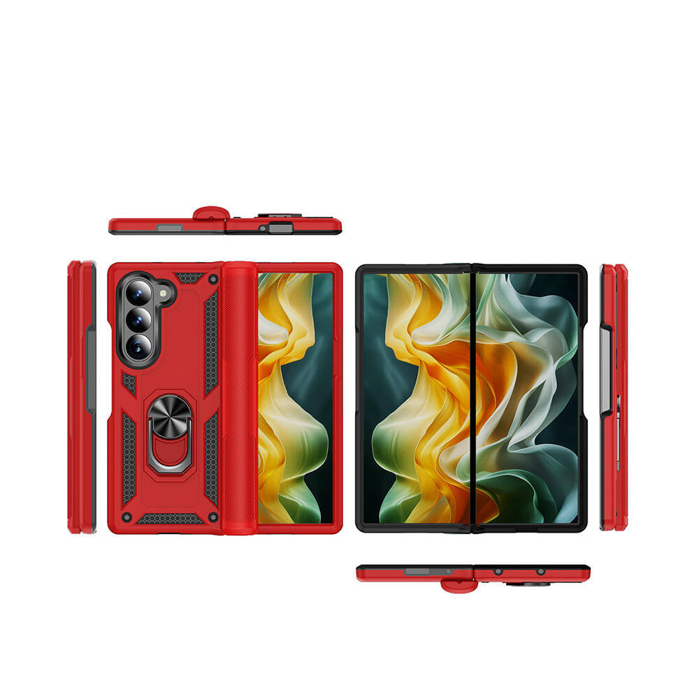 Galaxy Z Fold 6 Case Zore Vega Cover Red