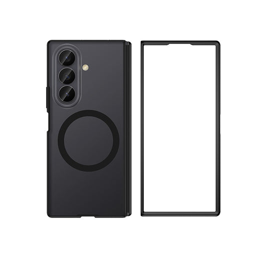 Galaxy Z Fold 7 Kılıf M-safe Şarj Özellikli Arkası Mat Sert PC Wlons Vena Kapak