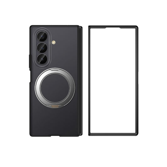 Galaxy Z Fold 7 Kılıf M-safe Şarj Özellikli Arkası Mat Sert PC Wlons Vena Standlı Kapak