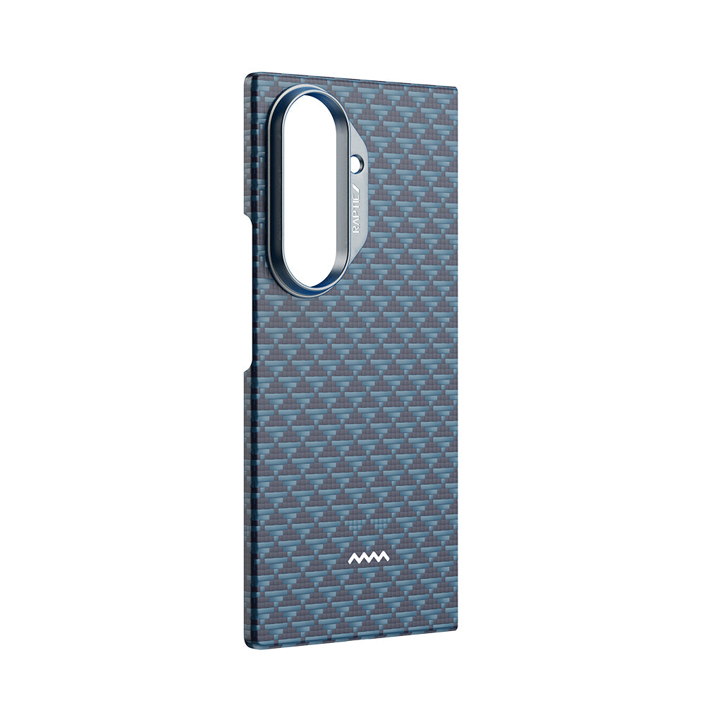 Galaxy Z Fold 7 Kılıf M-safe Şarj Özellikli Raptic Aramid Skin Origin Serisi Kapak Lacivert