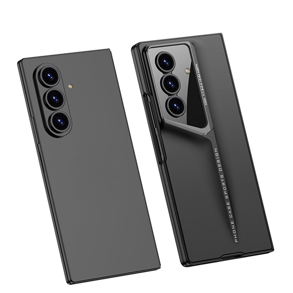 Galaxy Z Fold 7 Case Ultra Thin Camera Protection Hard Rubber Zore Procase Cover Gray