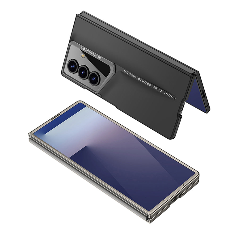 Galaxy Z Fold 7 Case Ultra Thin Camera Protection Hard Rubber Zore Procase Cover Gray