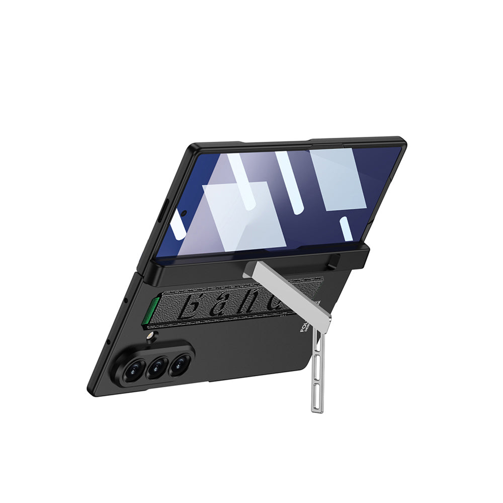 Galaxy Z Fold 7 Case Zore Kıpta KPT-01 Stand Cover Black