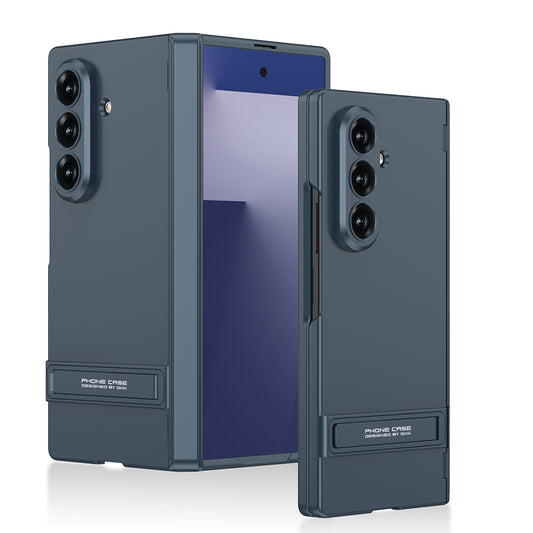 Galaxy Z Fold 7 Kılıf Zore Kıpta Standlı Kapak Yeşil