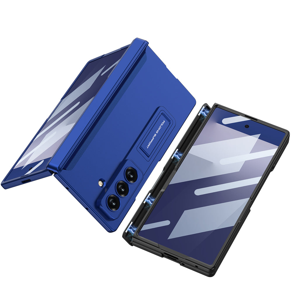 Galaxy Z Fold 7 Case Zore M-Magnet Case Navy Blue