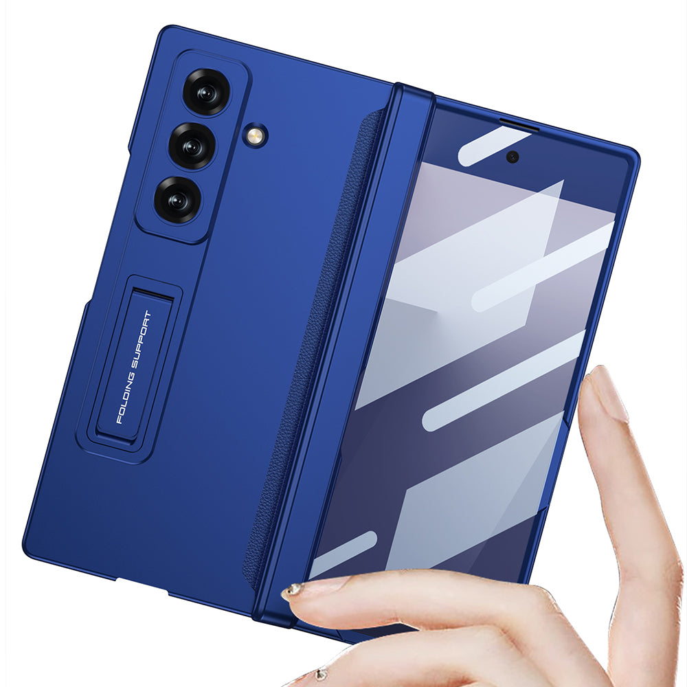 Galaxy Z Fold 7 Case Zore M-Magnet Case Navy Blue