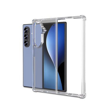 Galaxy Z Fold 7 Kılıf Zore Nitro Anti Shock Silikon Şeffaf