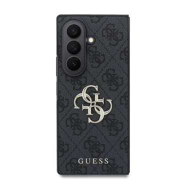 Galaxy Z Fold 8 Ultra Kılıf Guess Orjinal Lisanslı PU Deri 4G Desenli Yazı Logolu Kapak