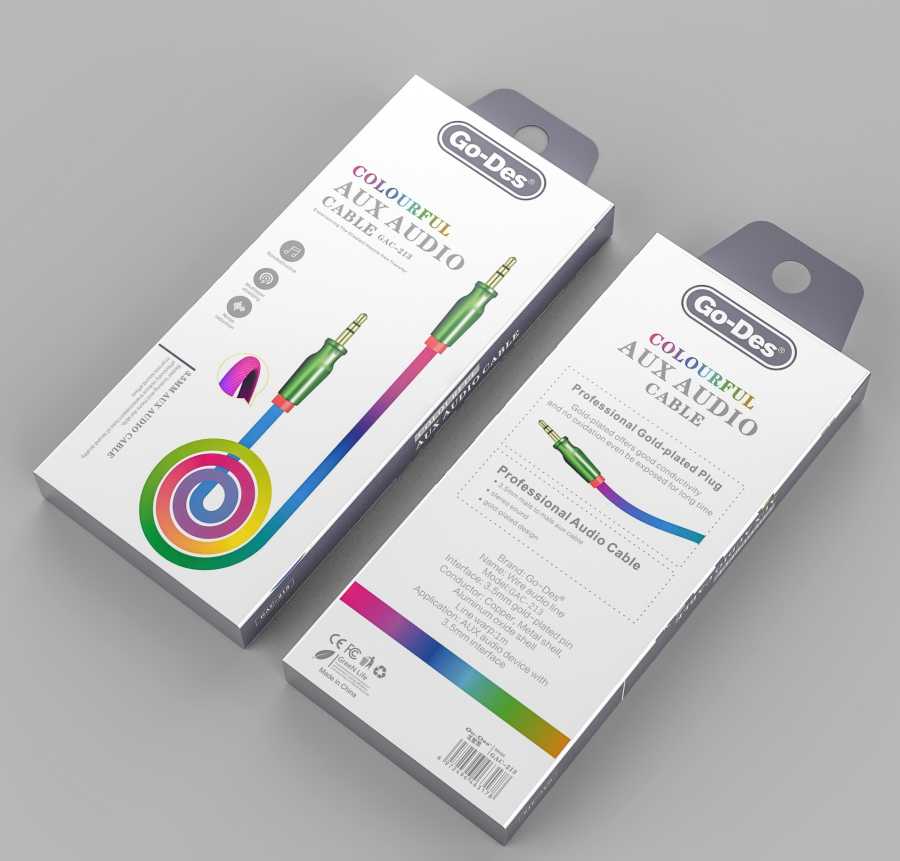 Go Des GAC-213 Aux Audio Cable Pattern
