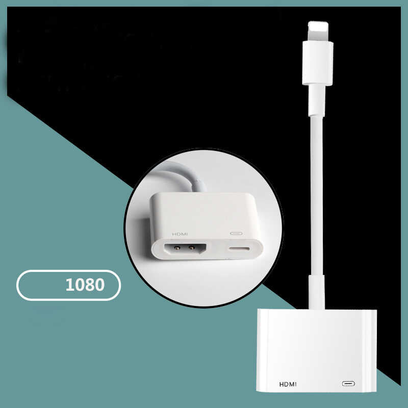 Go Des GD-7565 Lightning Digital TV Adapter White