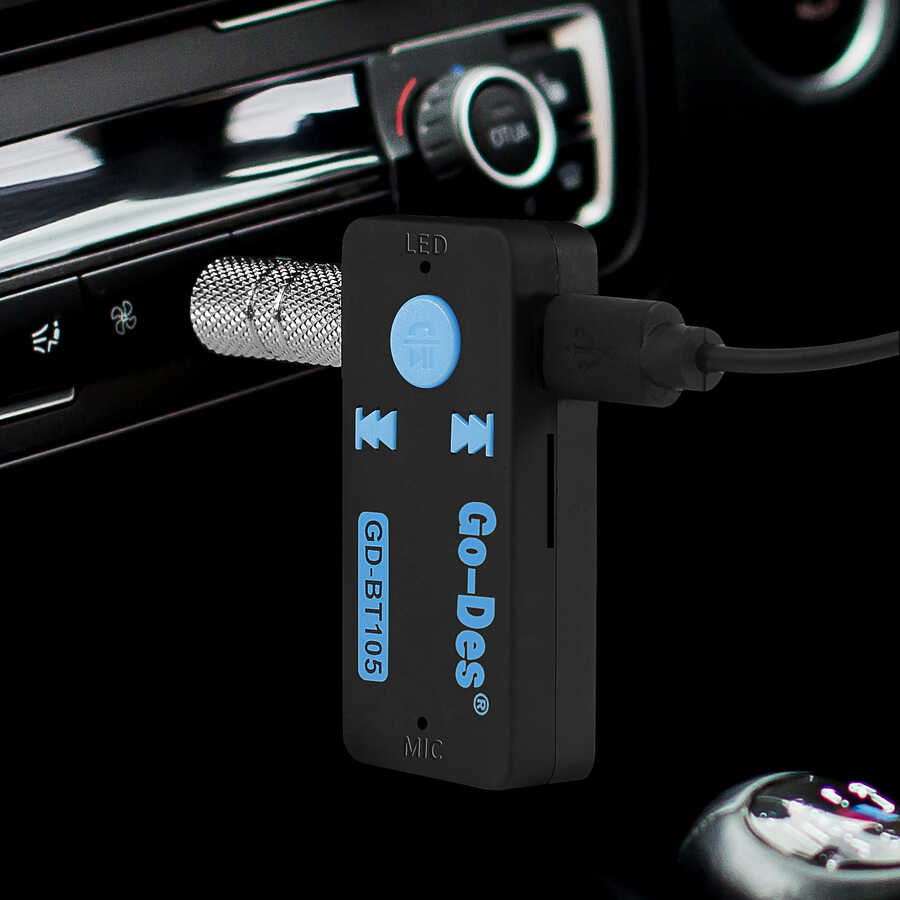 Go Des GD-BT105 Bluetooth Receiver Black