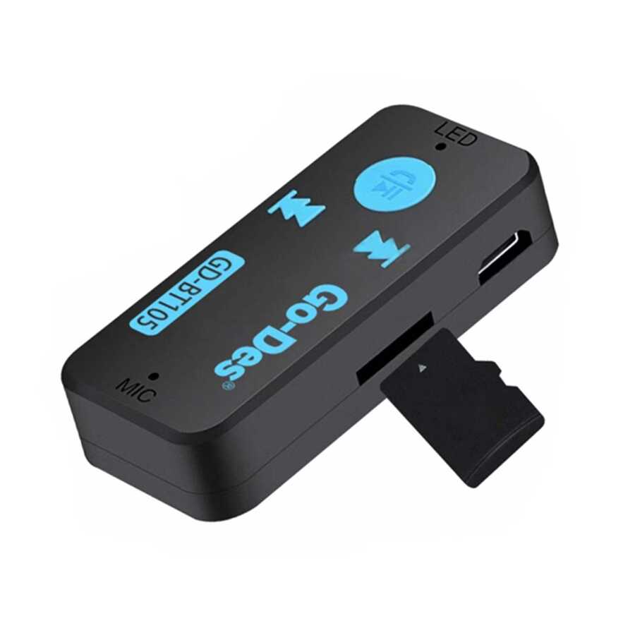 Go Des GD-BT105 Bluetooth Receiver Black