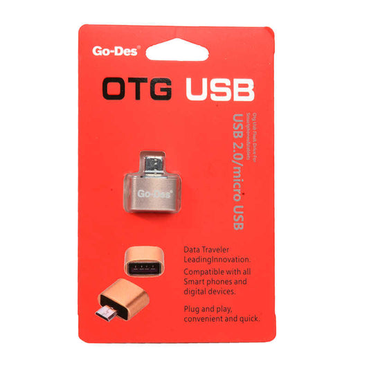 Go Des GD-CT06 Micro OTG Gold