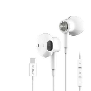 Go Des GD-EP109 Type-C Stereo Kulaklık Beyaz