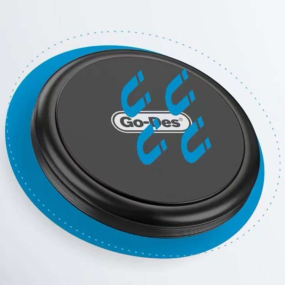 Go Des GD-HD303 Magnetic Steering Wheel Design Car Phone Holder with Gyroscopic Stabilization Black