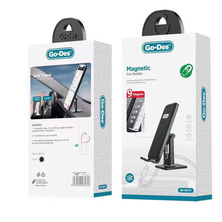 Go Des GD-HD701 Phone Stand Black