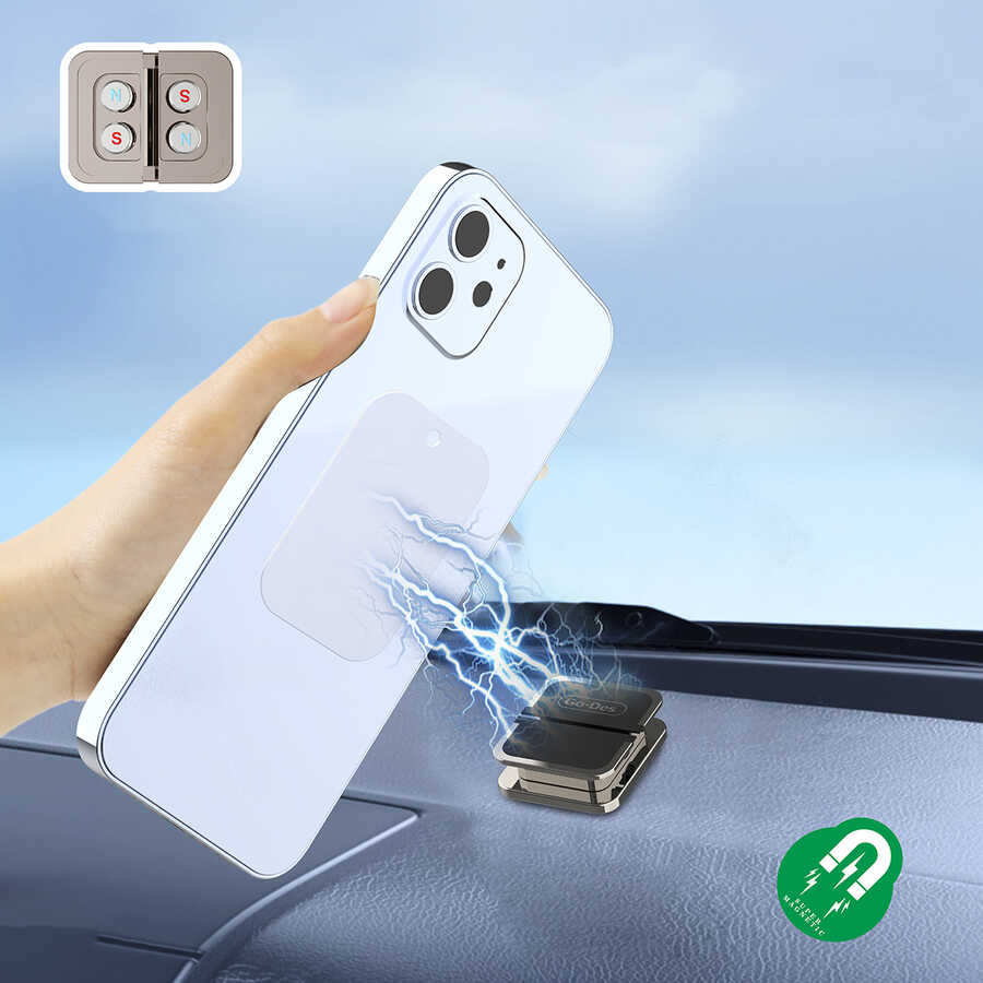 Go Des GD-HD781 Magnetic Car Phone Holder Black