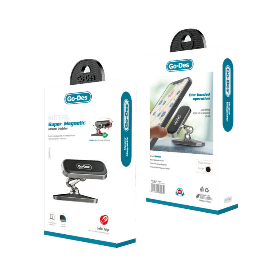 Go Des GD-HD901 Magnetic Car Phone Holder Black