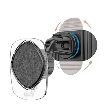 Go Des GD-HD935 360 Derece Dönebilen Magnetik Düz Zemin Araç Telefon Tutacağı Siyah