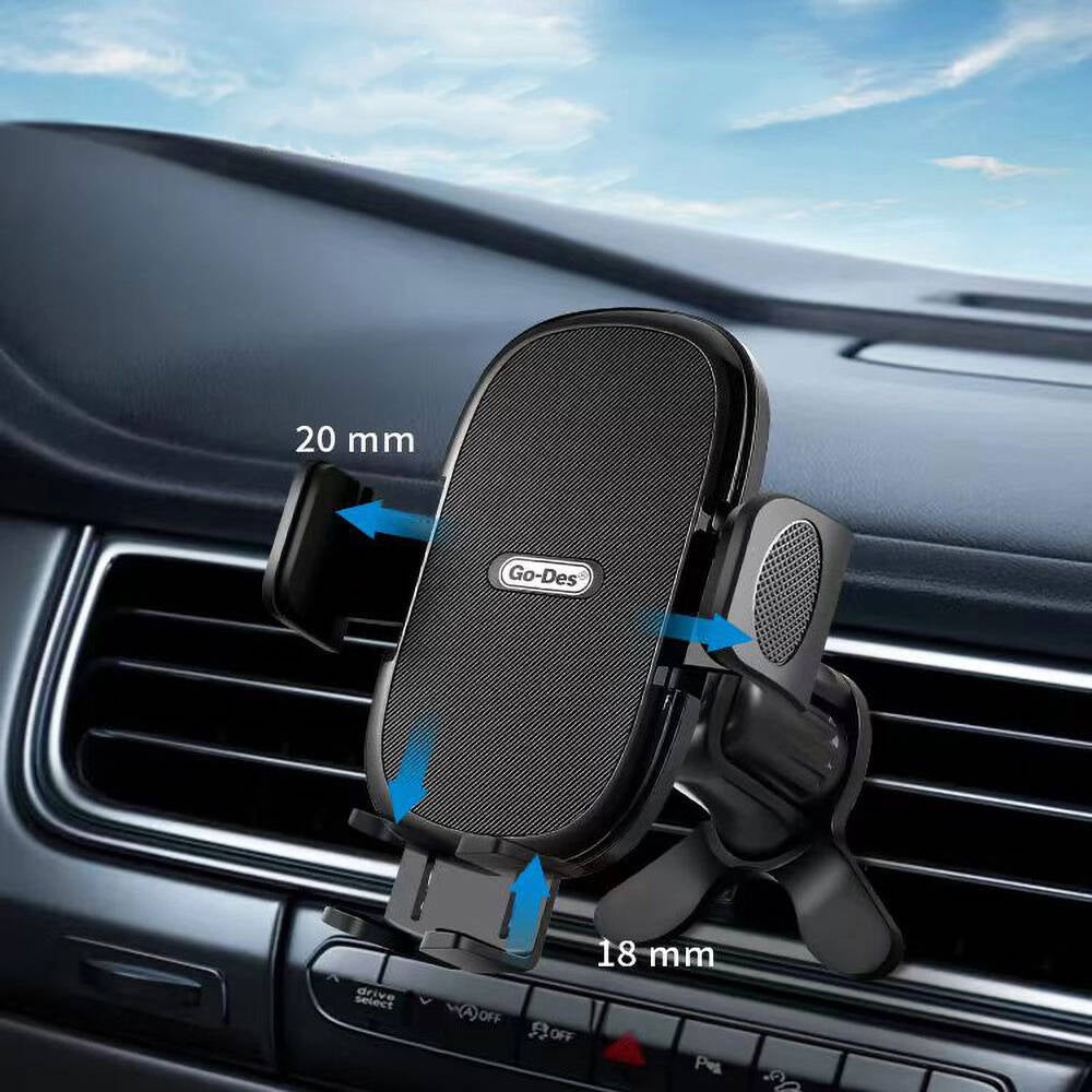 Go Des GD-HD936 360° Dönebilen ve Uzayan Başlıklı Araç Telefon Tutucu Siyah