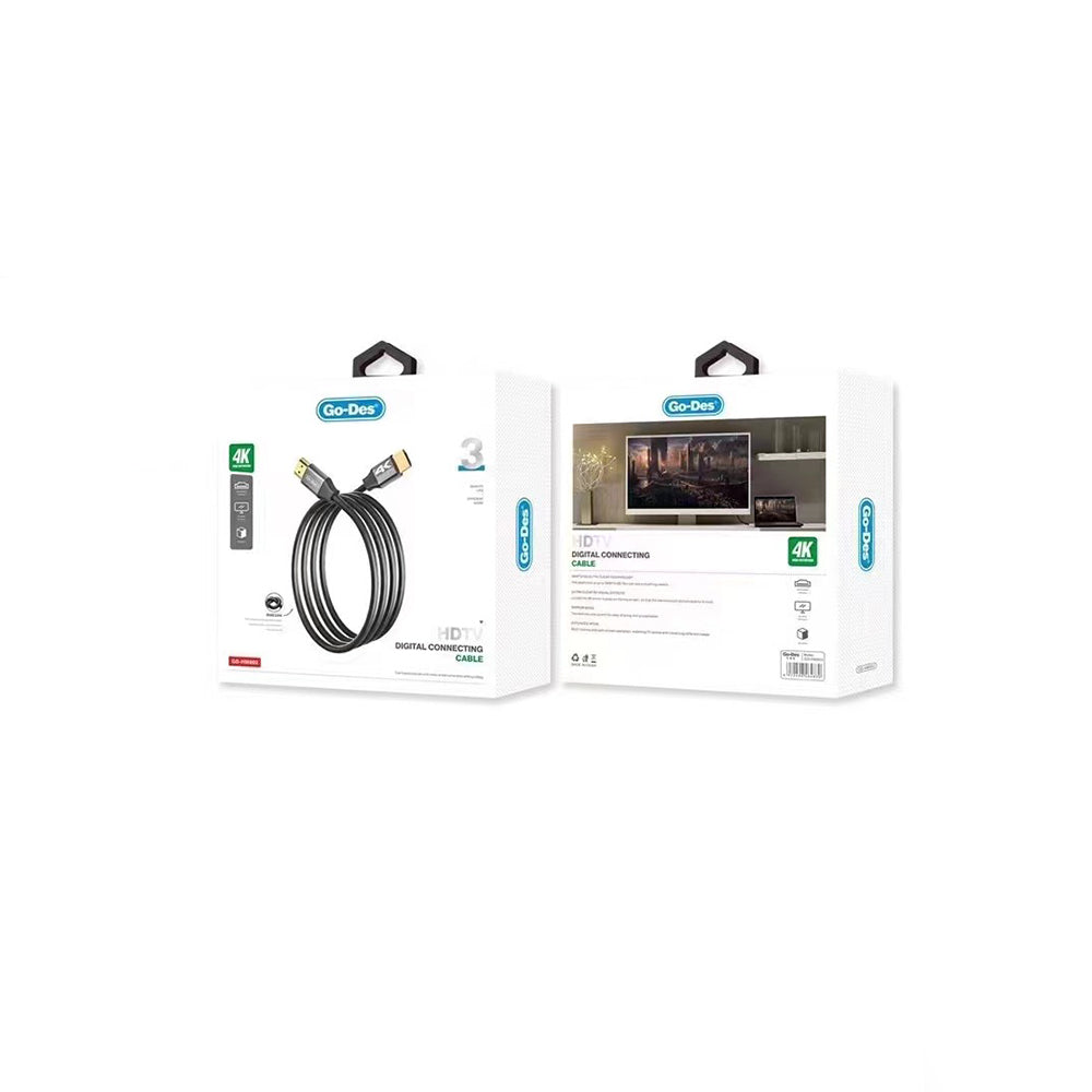Go Des GD-HM802 HDTV Image and Audio Transmitter Ultra HD 4K 3 Meter Black