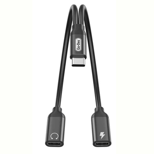 Go Des GD-UC318 Type-C To Type-C Adaptör Siyah