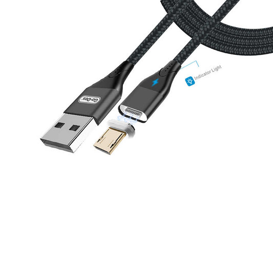 Go Des GD-UC502 Magnetic Data Micro Usb Cable Black