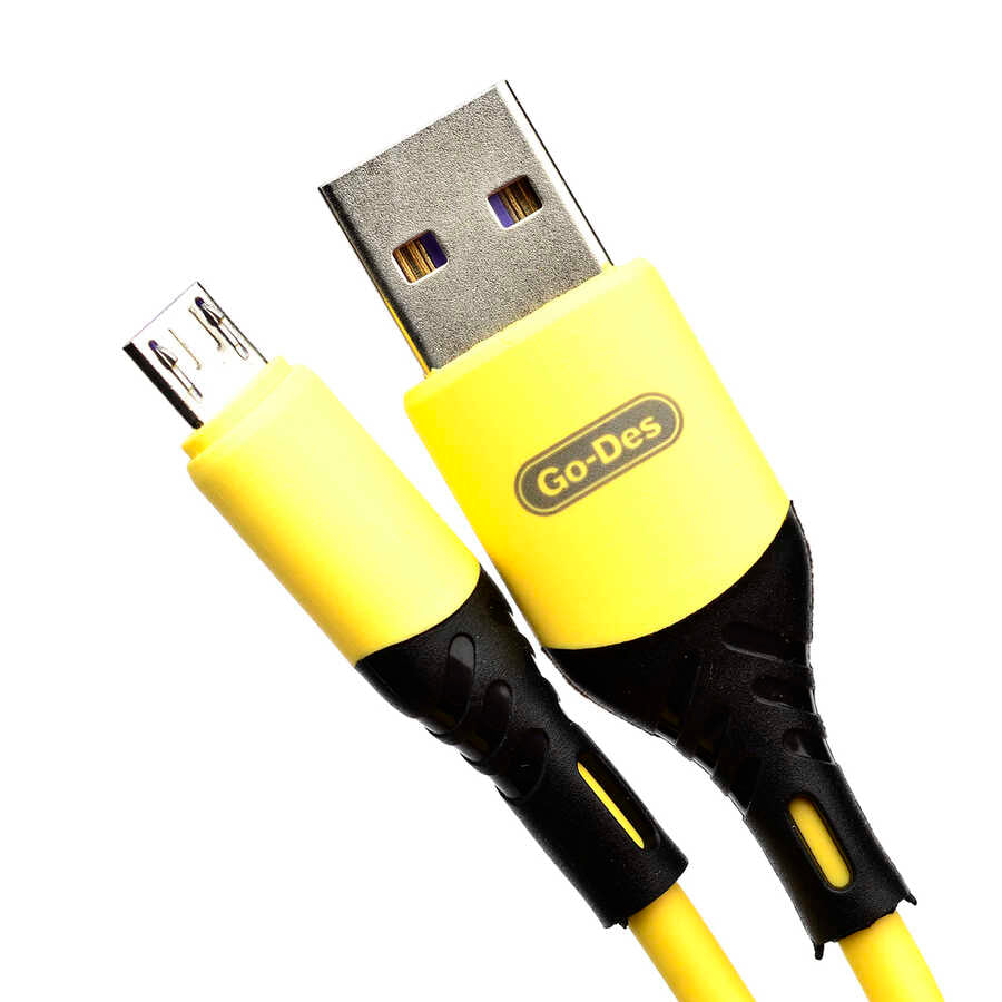 Go Des GD-UC519 Micro USB Cable Yellow