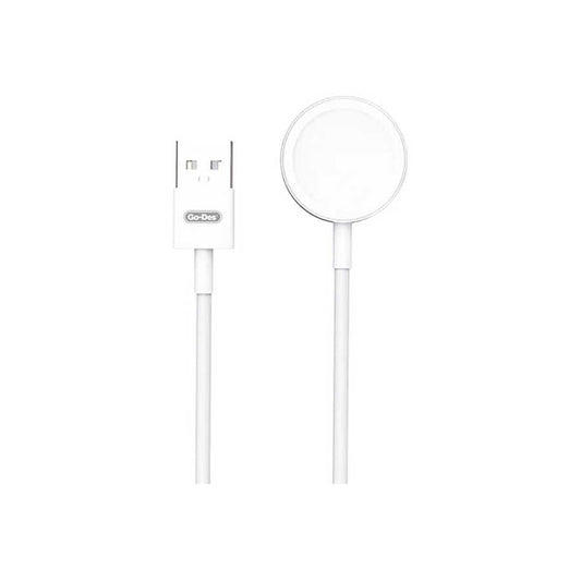 Go Des GD-UC580 Apple Watch Serisi Akıllı Saat Wireless USB Şarj Kablosu Beyaz