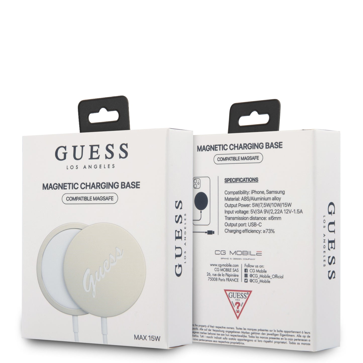 GUESS Logo Type-C M-safe Charging Cable 15W Gold