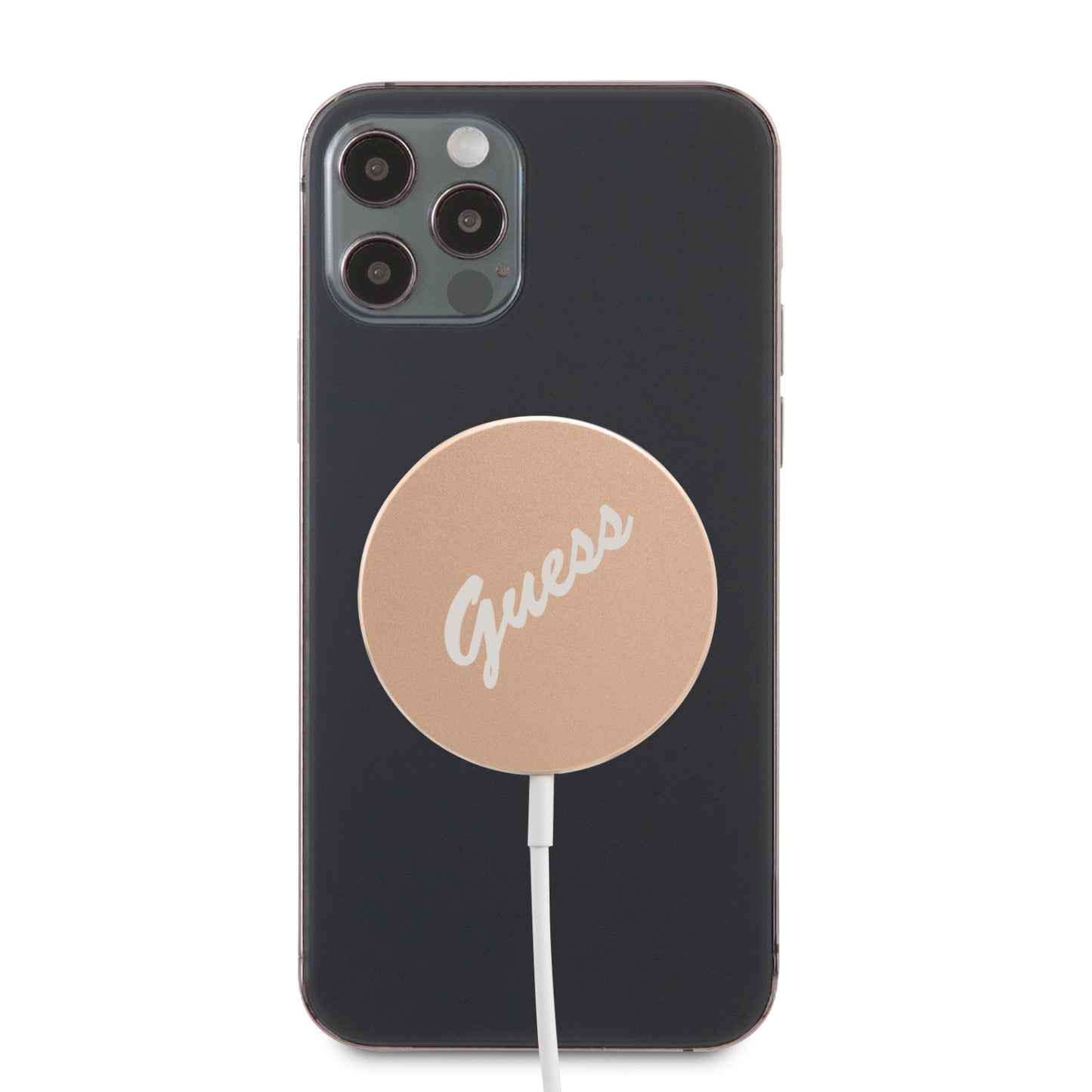 GUESS Logo Type-C M-safe Charging Cable 15W Gold