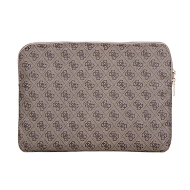 Guess Orjinal Lisanslı 4G Desenli Üçgen Logolu 14 inç Laptop Çantası