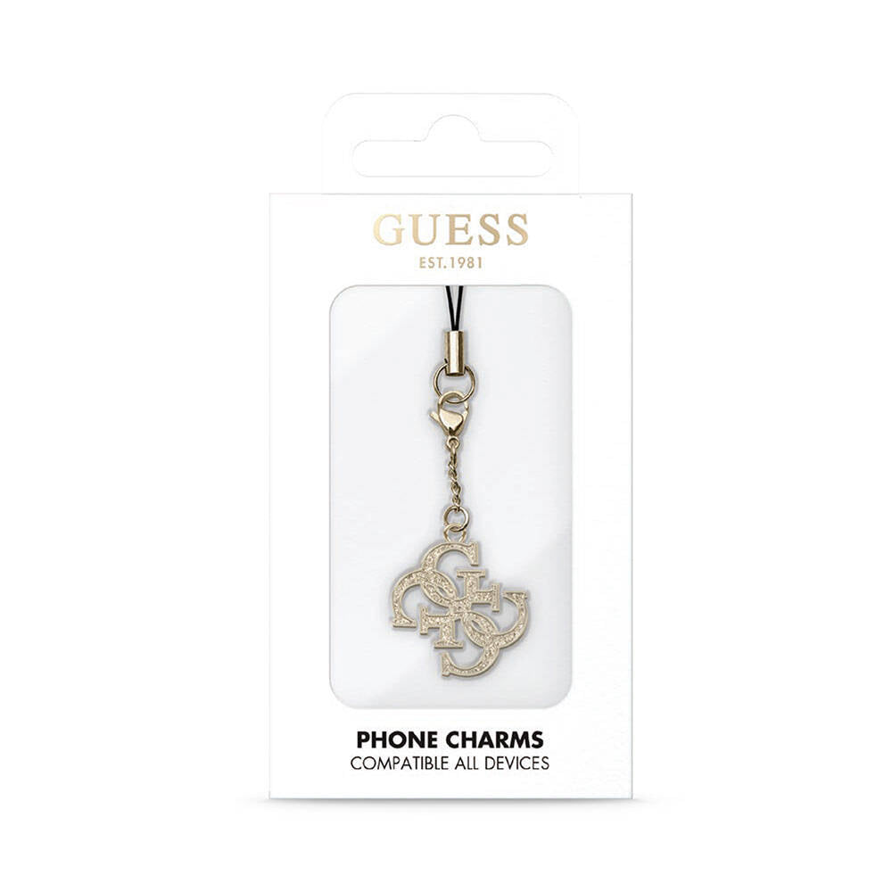 Guess Original Licensed 4G Logo Phone Strap Gold