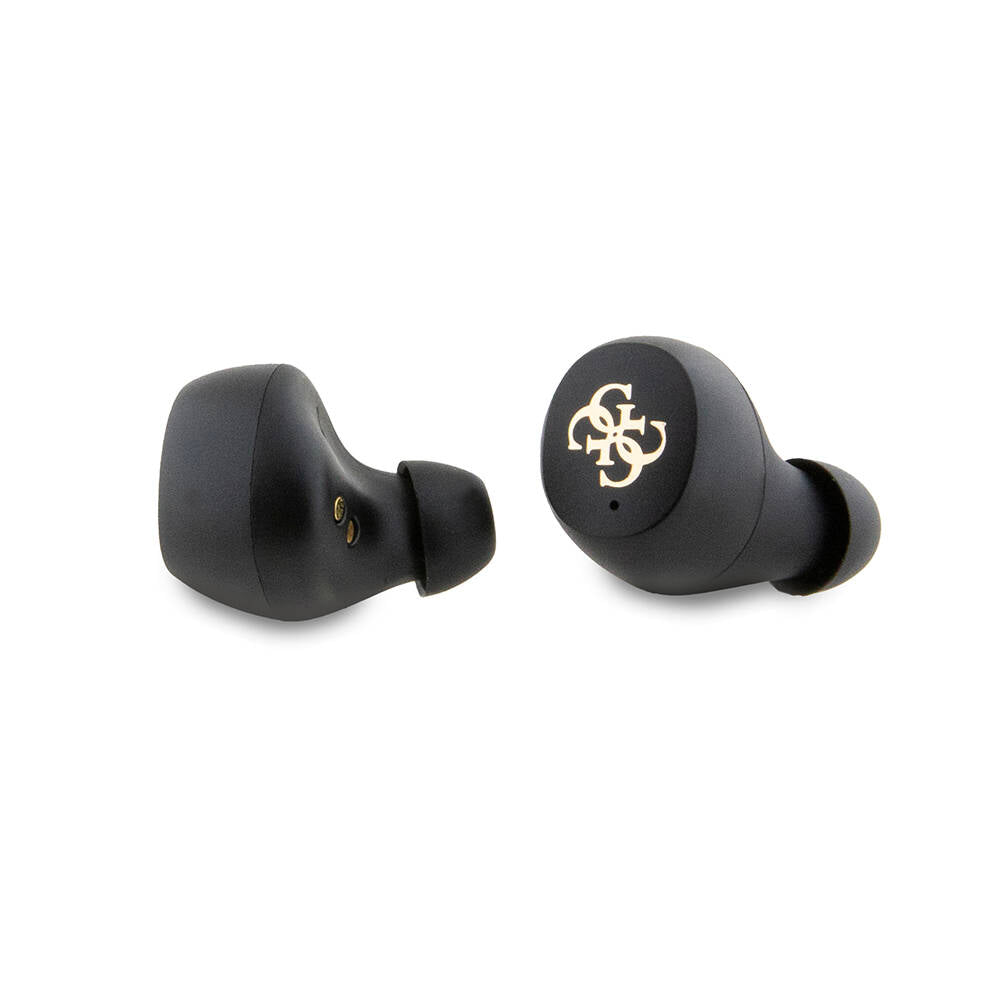 Guess Original Licensed Classic Metal Lettering Logo TWS In-Ear Bluetooth Headphones Brown