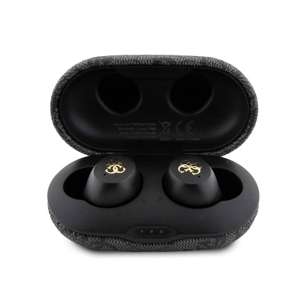 Guess Original Licensed Classic Metal Lettering Logo TWS In-Ear Bluetooth Headphones Blue